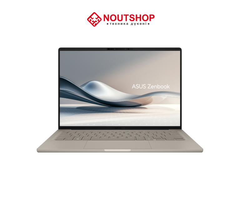 ASUS Zenbook A14 UX3407QA (2025) Стильный ультрабук для работы и учёбы | Snapdragon X Plus • 16GB • 512GB • 14” OLED