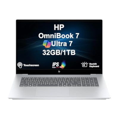 HP OmniBook 7 Laptop 17-dc0xxx | Intel Core Ultra 7 258V | Intel Arc 140V | 32GB RAM | 1TB SSD | 17.3" FHD IPS Touchscreen (Open Box) HP OmniBook 7 Laptop 17-dc0xxx | Intel Core Ultra 7 258V | Intel Arc 140V | 32GB RAM | 1TB SSD | 17.3" FHD IPS Touchscreen (Open Box)