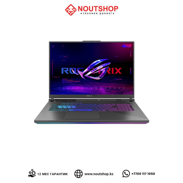 ASUS ROG STRIX G18 | AMD Ryzen 9 8940HX | NVIDIA GeForce RTX 5060 8GB | 32 ГБ DDR5-5200 | SSD 1 ТБ PCIe 4.0 NVMe | 18.0″ IPS, 144Hz