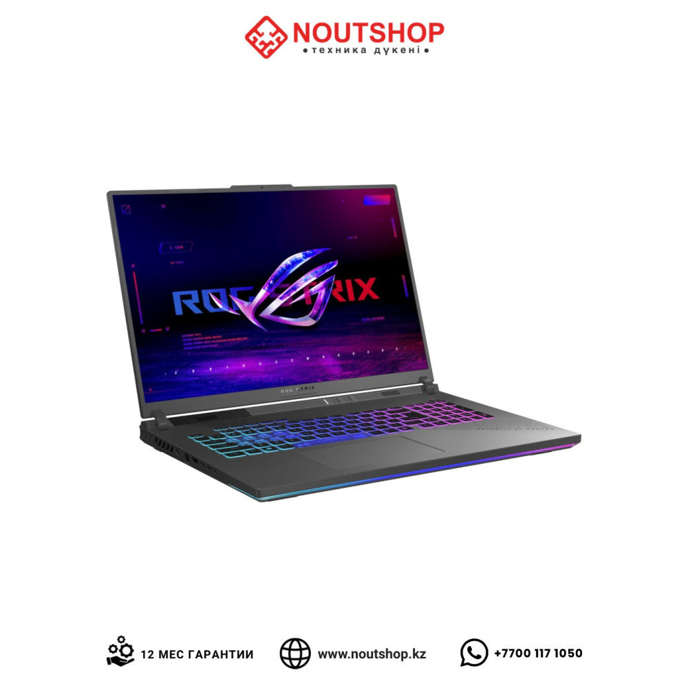 ASUS ROG STRIX G18 | AMD Ryzen 9 8940HX | NVIDIA GeForce RTX 5060 8GB | 32 ГБ DDR5-5200 | SSD 1 ТБ PCIe 4.0 NVMe | 18.0″ IPS, 144Hz