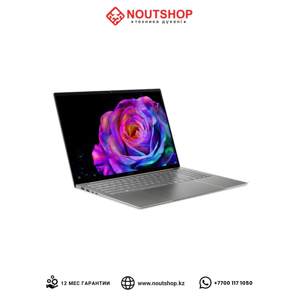 Acer Swift Go 16 AI (SFG16-I71T-51LC) | Intel Core Ultra 5 322 | 16 GB LPDDR5X-7467 | 512 GB PCIe 4.0 NVMe SSD |