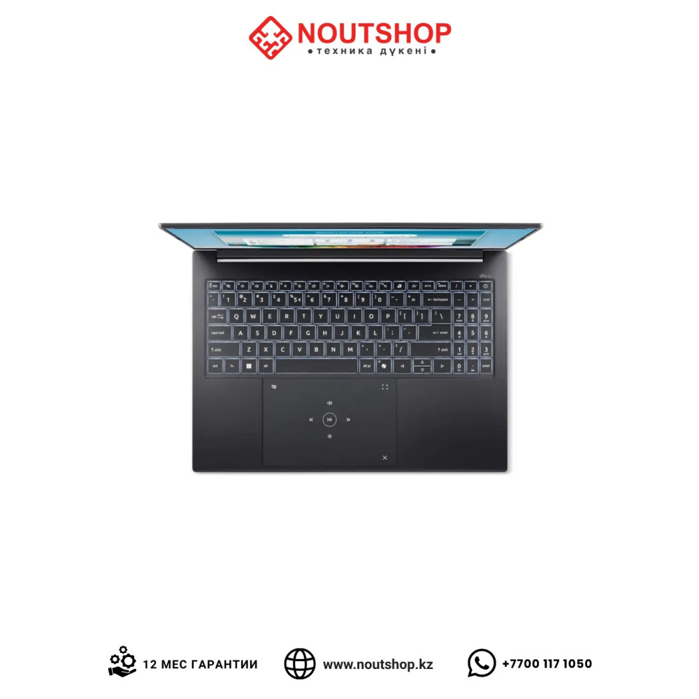 Acer Swift Go 16 AI (SFG16-A71T-R87F) | AMD Ryzen AI 9 465 | AMD Radeon 880M Graphics | 32 GB LPDDR5X-8533 | SSD 1 TB | 16 экран,