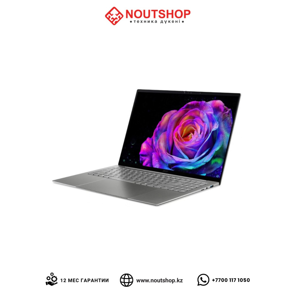 Acer Swift Go 16 AI (SFG16-I71T-51LC) | Intel Core Ultra 5 322 | 16 GB LPDDR5X-7467 | 512 GB PCIe 4.0 NVMe SSD |
